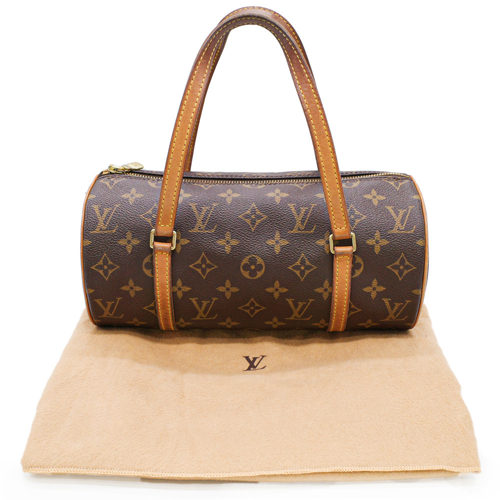 Louis Vuitton Monogram Papillon 26 Handbag Brown